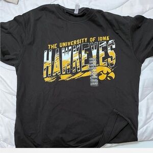 University of Iowa Hawkeyes Black T-Shirt